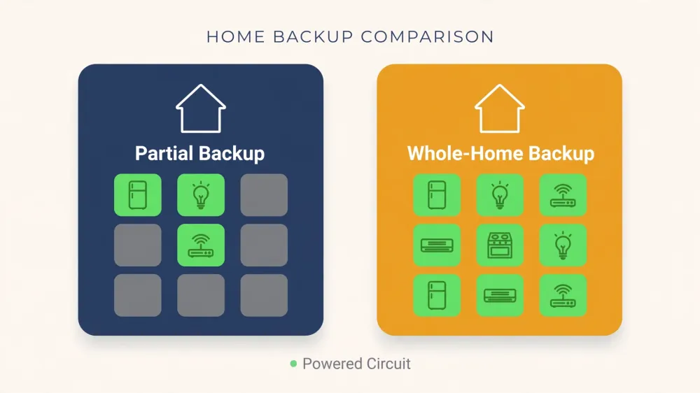 Whole Home vs Partial Backup: Which You Need