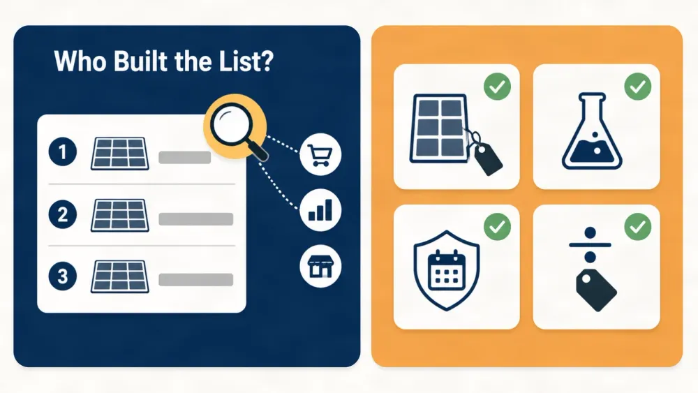 Best Solar Panel Brands: How to Judge Any Ranking